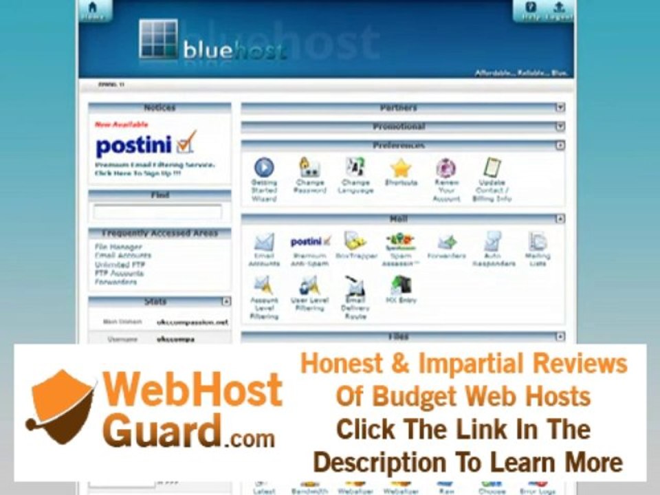 Blue Host Tutorial