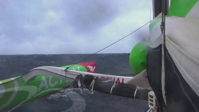Jour 4 - Actual (Multi 50) - Transat Jacques Vabre 2013