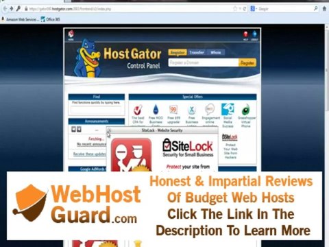 Step-by-Step Hostgator: Setting up a domian name and web hosting with Hostgator