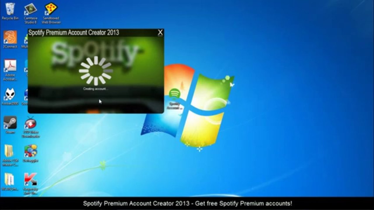 Spotify Premium Account Creator (Updated November2013)