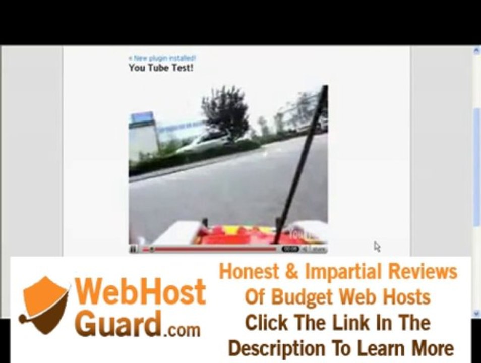 Wordpress Video-Plugin Tutorial 000WebHost FREE web hosting