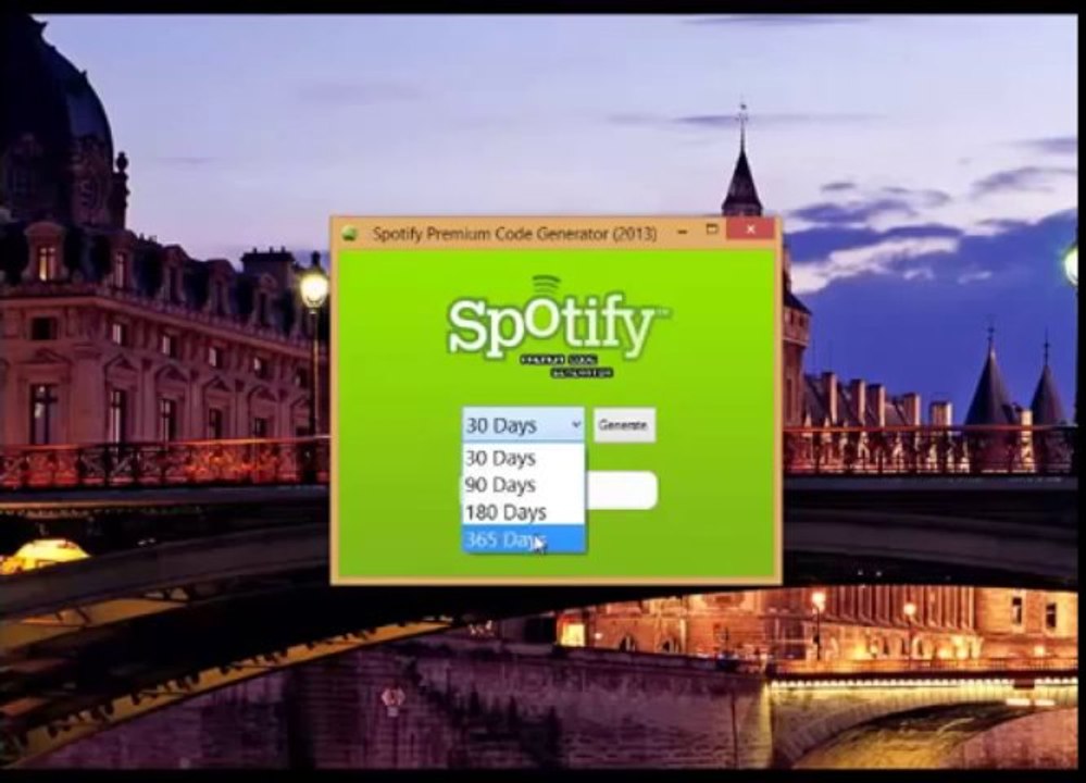 SPOTIFY PREMIUM CODE GENERATOR 2013 November