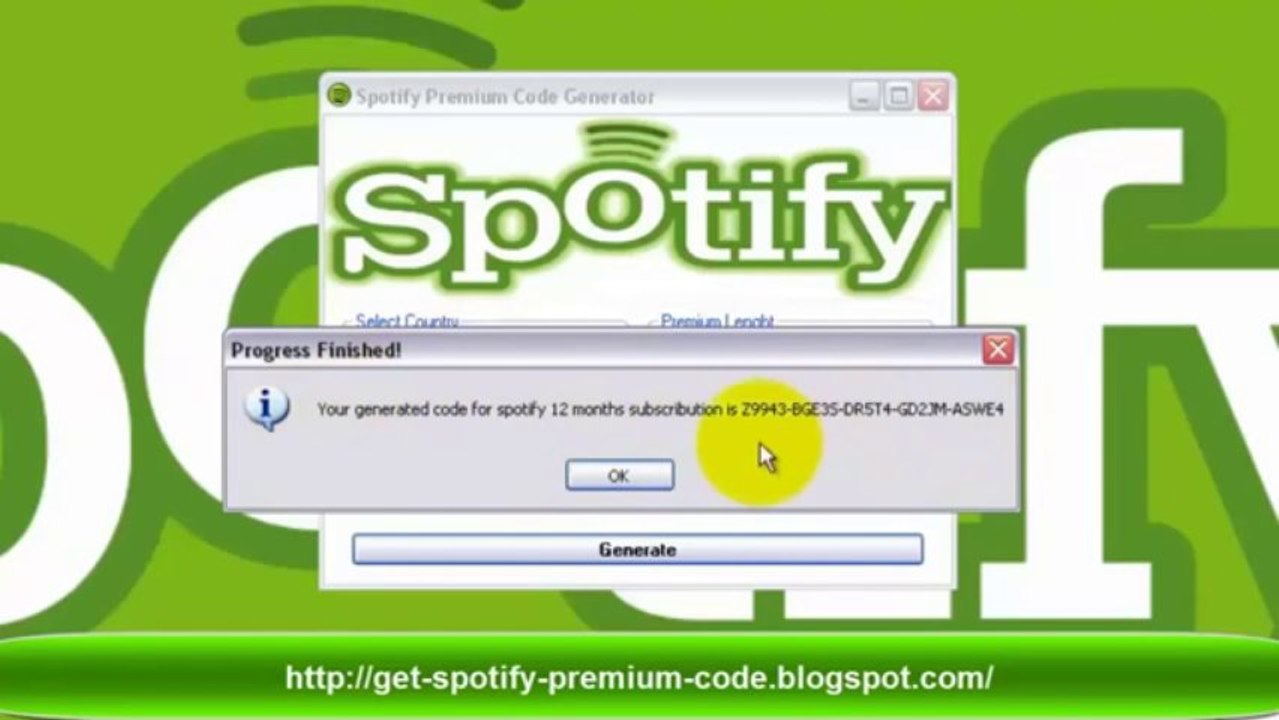 Spotify Premium Code Generator 2013 Working 100%