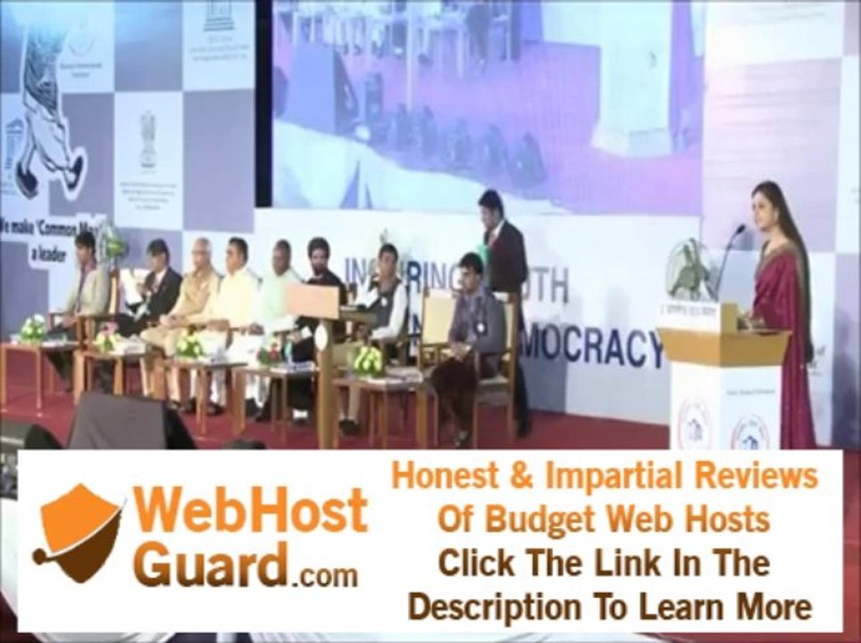 Neelam Sharma, the long haired beauty of DD News hosting an event (Day 2) in 2013