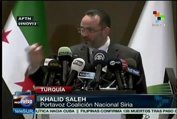 Coalición Nacional Siria espera invitación de ONU a Ginebra II