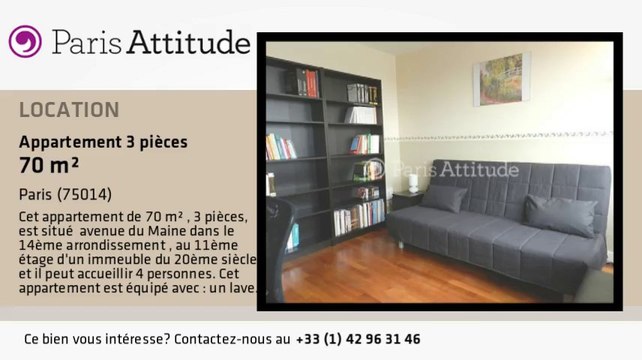 Appartement 2 Chambres à louer - Alésia, Paris - Ref. 8578