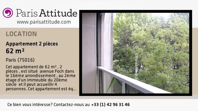 Appartement 1 Chambre à louer - Avenue Foch, Paris - Ref. 6613