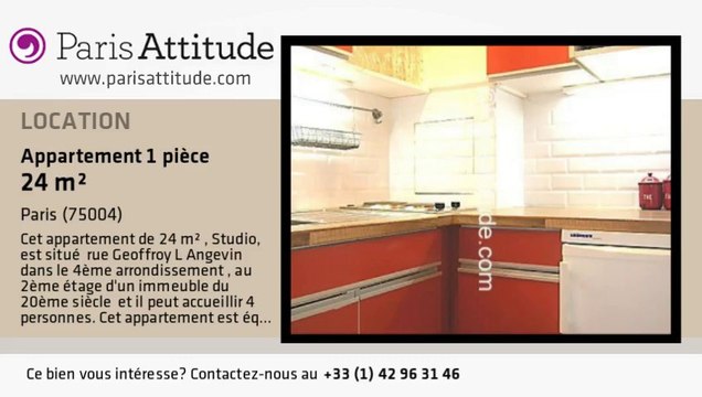 Appartement Studio à louer - Centre George Pompidou, Paris - Ref. 6921