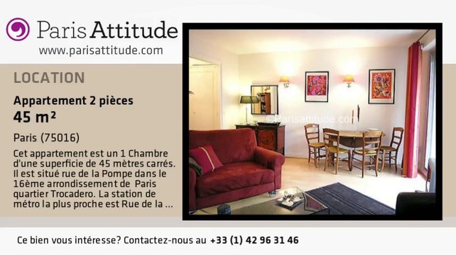 Appartement 1 Chambre à louer - Rue de la Pompe, Paris - Ref. 4202