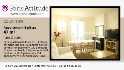 Appartement 2 Chambres à louer - Place Monge, Paris - Ref. 7664