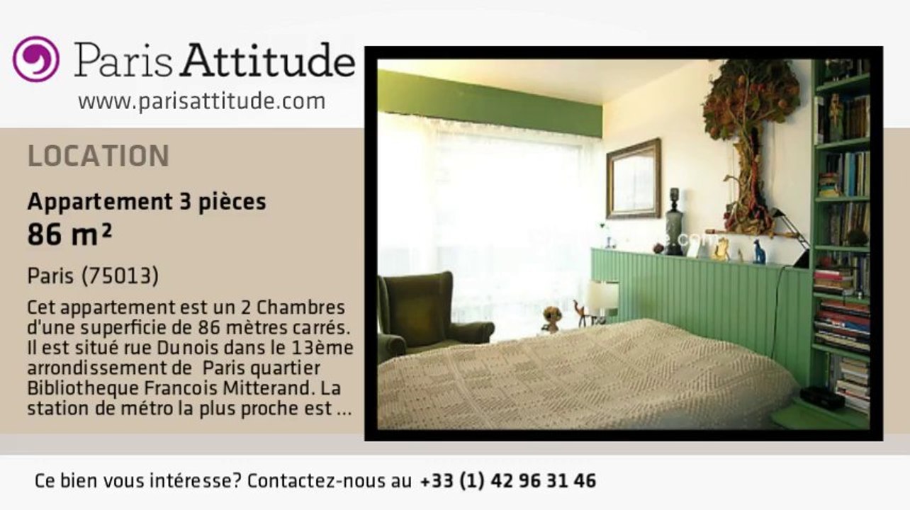 Appartement 2 Chambres à louer - Place d'Italie, Paris - Ref. 2086