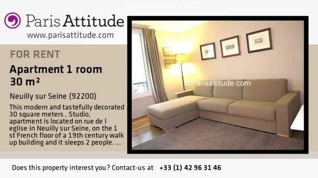 Studio Apartment for rent - Neuilly sur Seine, Neuilly sur Seine - Ref. 2835