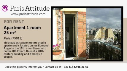 Studio Apartment for rent - Commerce, Paris - Ref. 3302