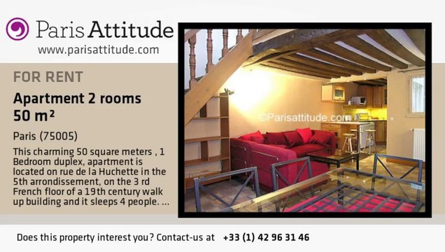 1 Bedroom Duplex for rent - Quartier Latin/St Michel, Paris - Ref. 6948
