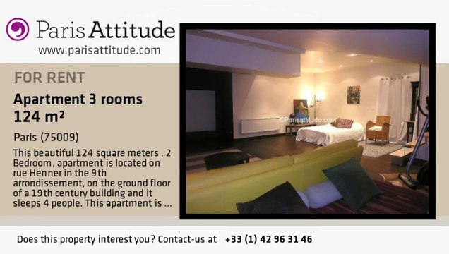 2 Bedroom Triplex for rent - Moulin Rouge/Pigalle, Paris - Ref. 6596