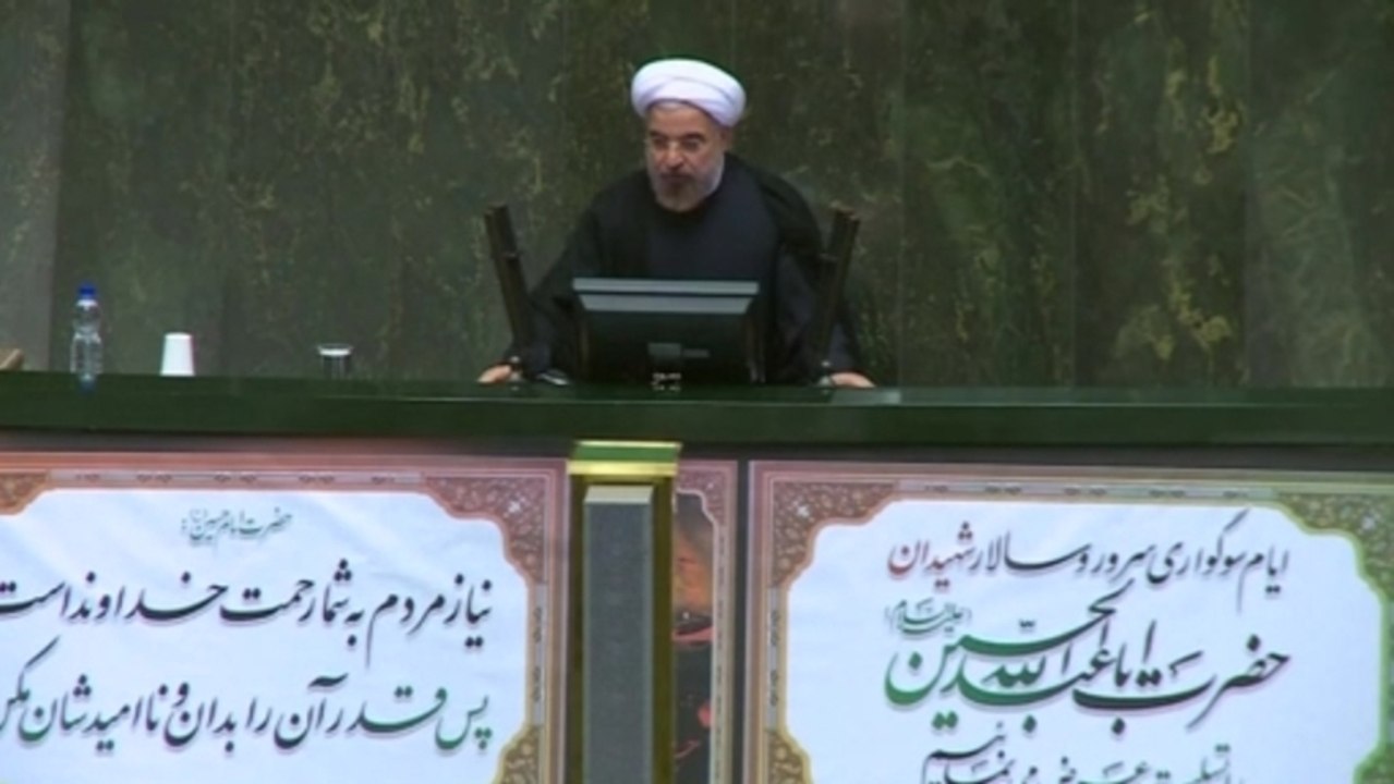 Rouhani says Iran rejects threats, cites "red l...