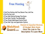 free web hosting unlimited space and bandwidth