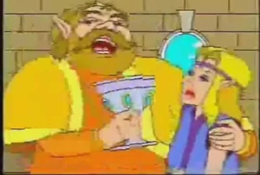 Link And Zelda Eat Ganon
