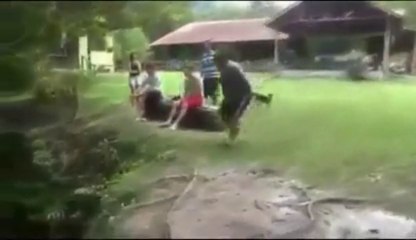 DIVING in the river! FAIL!!!!