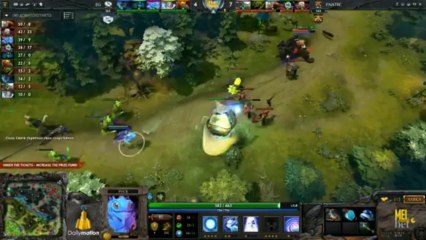 EG vs Fnatic game 2 @ D2CL Season 1 (Russian)