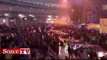Kadıköy'de maç sonu kutlamaları!