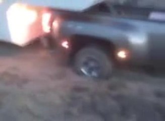 08 Silverado 3500 Dually Pulling 40Ft Weekend Warrior In Sand - YouTube