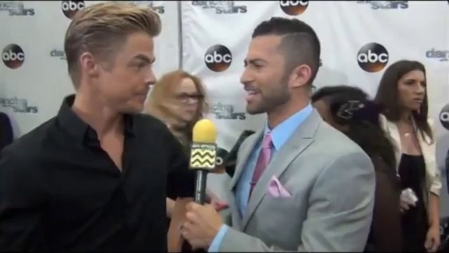 Amber Riley Derek Hough AfterBuzz TV Interview November 4th, 2013