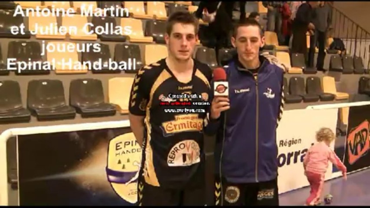 HAND BALL N2M : EPINAL 35/21 GRAND NANCY B