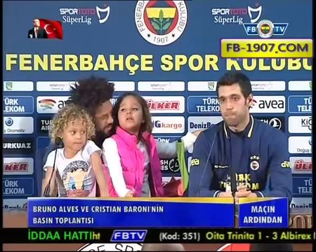 Bruno Alves & Cristian Baroni Basın Toplantısı 10 Kasım 2013 FB TV
