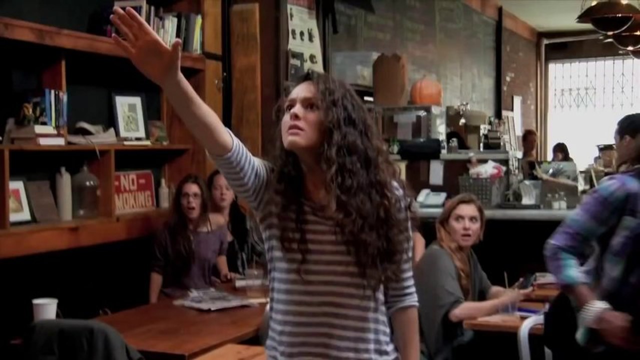 Telekinetic Woman Pranks Coffee Shop Customers."Carrie" Promo