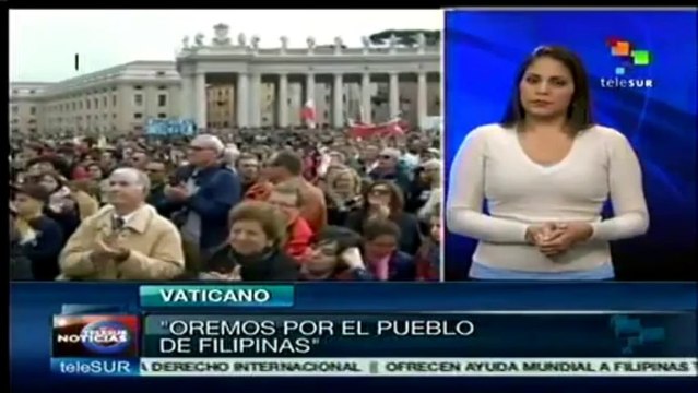 Ora Papa Francisco por víctimas filipinas tras paso de tifón Haiyan