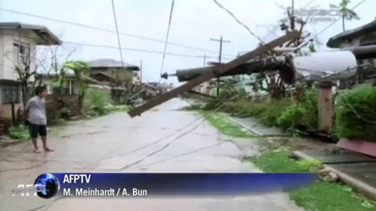 Hunderte Tote durch Taifun 'Haiyan' befürchtet