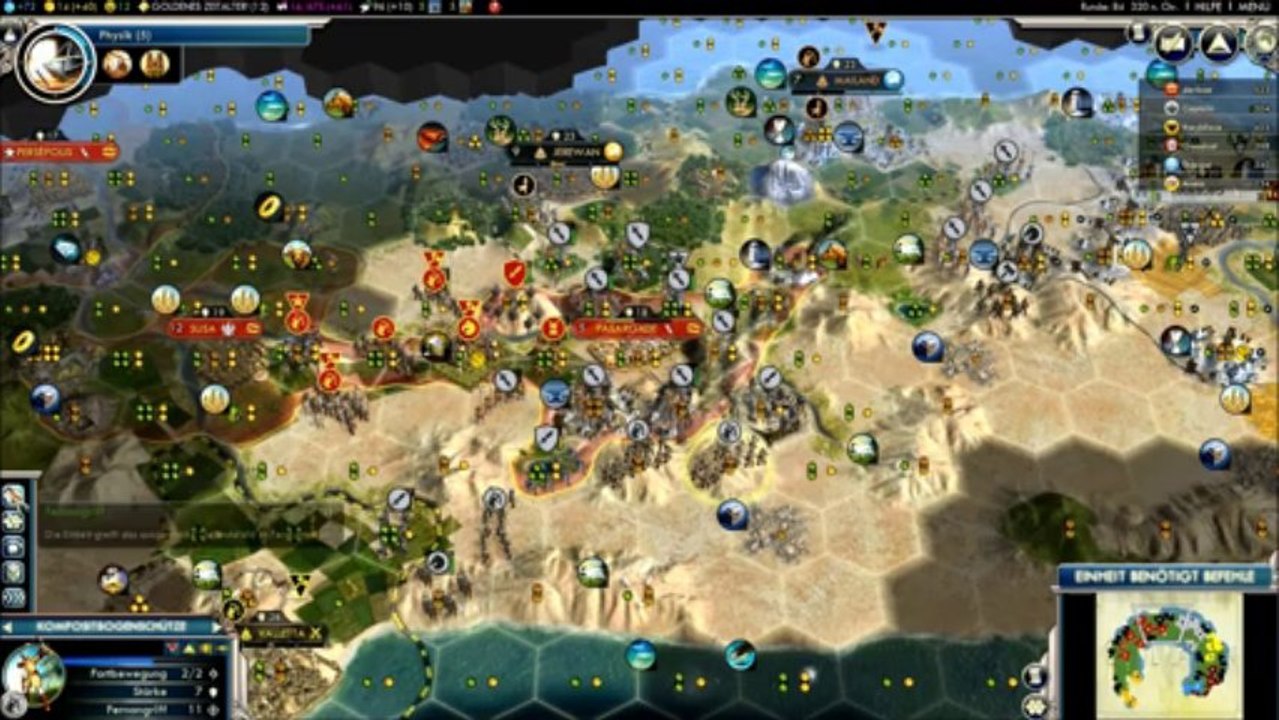Civ 5 PBEM 67 Deutschland - Special über die ersten 100 Runden