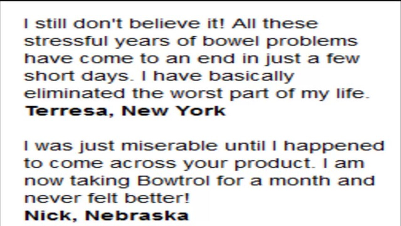 bowtrol review:Don't buy bowtrol until you see this video