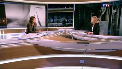 Carla Bruni, invitée du 20h TF1 [10.11.2013]