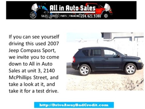 Buy A 2007 Jeep Compass Sport In Winnipeg