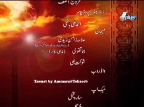 Jee Saheeli Epi 204 Part 55 Guest Allama Zamin, Zaidi, Huma Taqvi and Shoukat Ali - YouTube