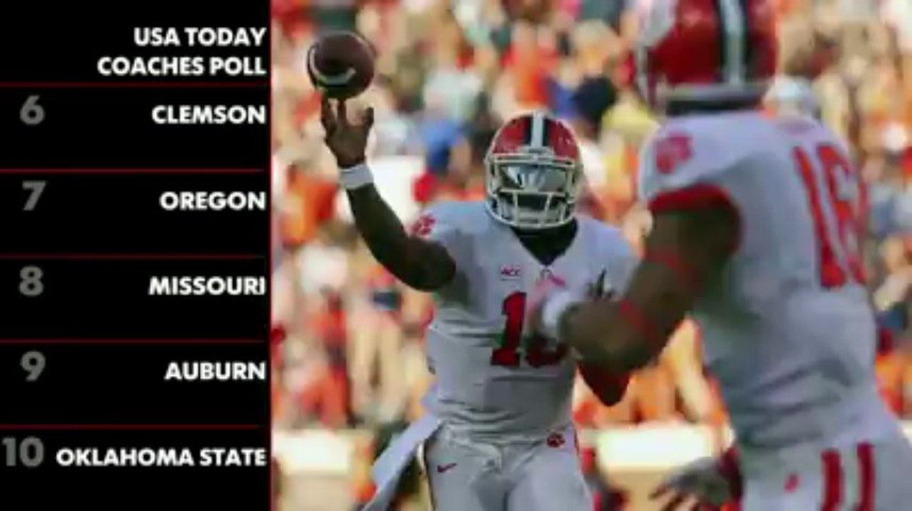 USA TODAY Coaches Poll: Week 11