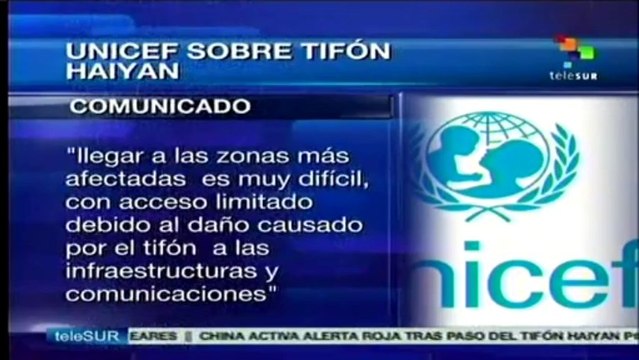 Al menos 4 millones de niños fueron afectados en Filipinas por tifón