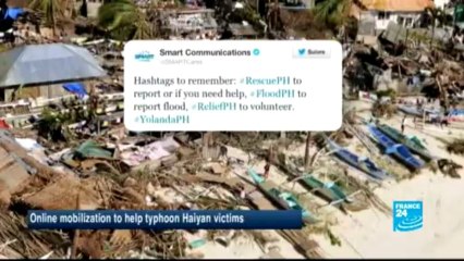 WEB NEWS - Online mobilisation to help typhoon Haiyan victims