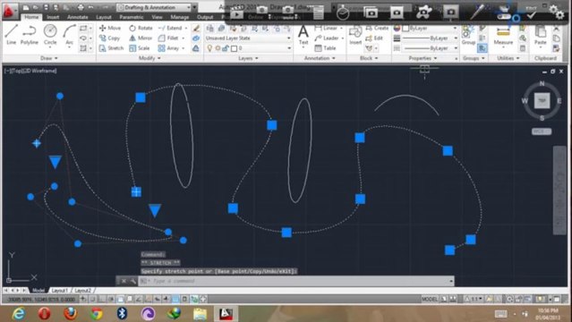 Autocad 2013 tutorial spline in hindi Urdu(18-50) By MNRAQ