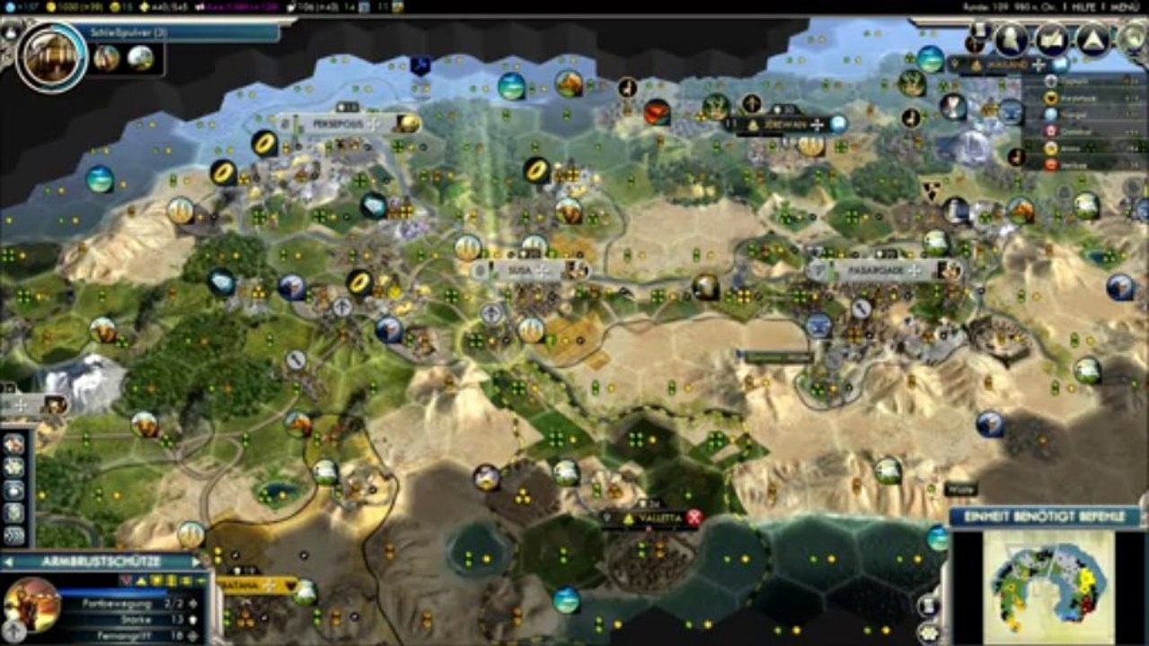 Civ 5 PBEM 67 Deutschland Runde 109
