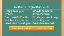 Para aprender a hablar ingles en el restaurante