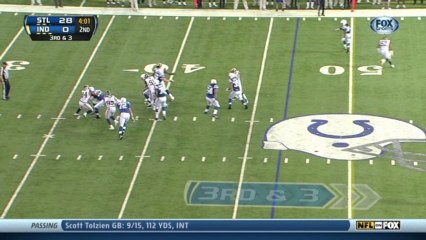 Rams defense, sack, 11-yd loss