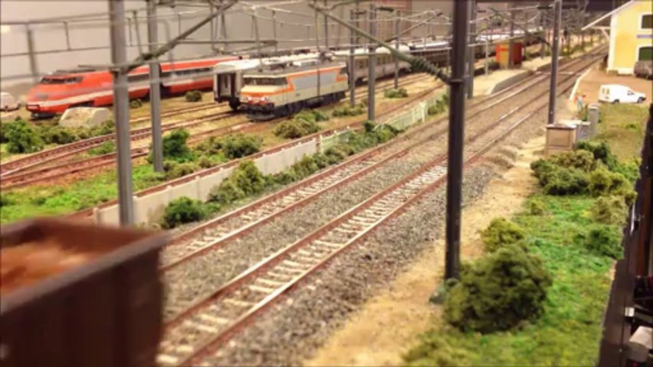 Le long des voies du réseau SMB (échelle H0)