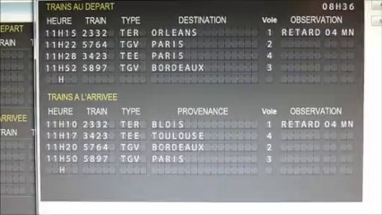 Réalisation d'une panneau d'affichage de gare en VB2008