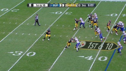 QB Roethlisberger to WR Brown, 40-yd, pass