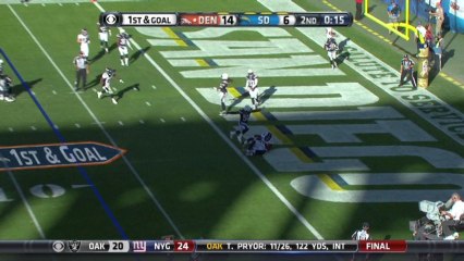 QB Manning to WR Thomas, 7-yd, pass, TD