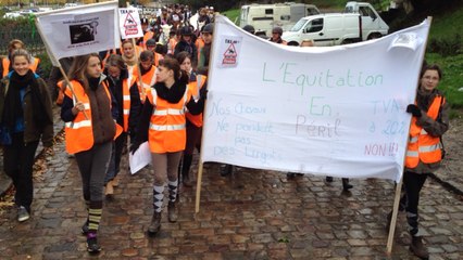 Manif des centres équestre