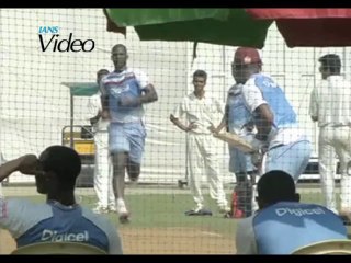 WI team practice hard to spoil Sachins 200th Test match